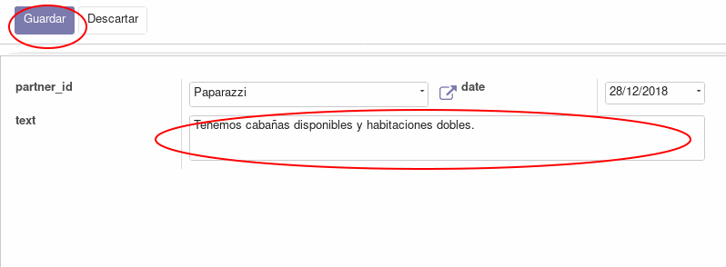 Odoo • Text and Image